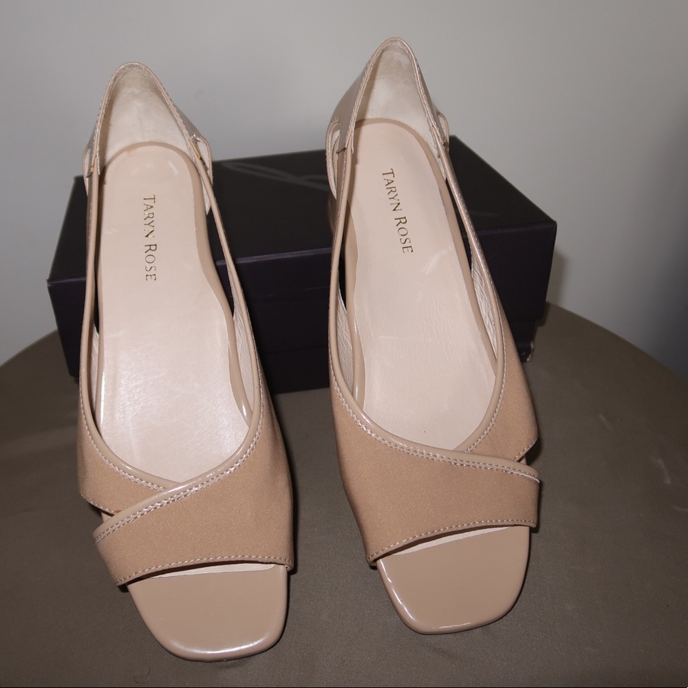 Taryn Rose open toe wedge sandals